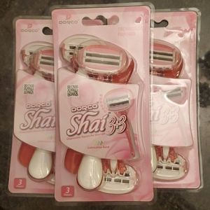 Dorco Shai 6-Blade Disposable Razors, 3 3-pack